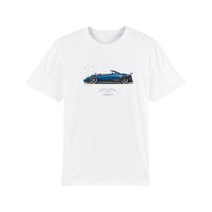 T-Shirt Zonda HP Barchetta White - 25th Anniversary