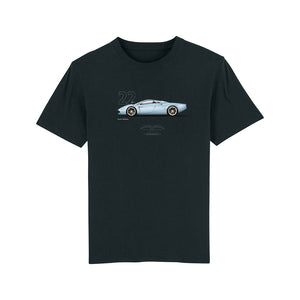 T-Shirt Huayra Codalunga Black - 25th Anniversary