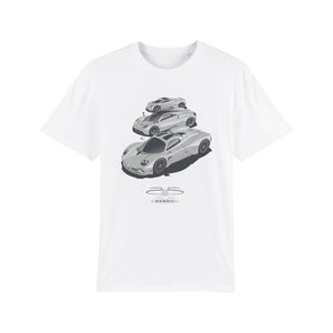 T-Shirt-Artwork Weiß – 25. Jahrestag