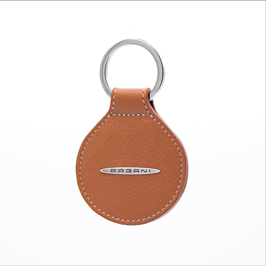 Portachiavi in Pelle Color Cuoio