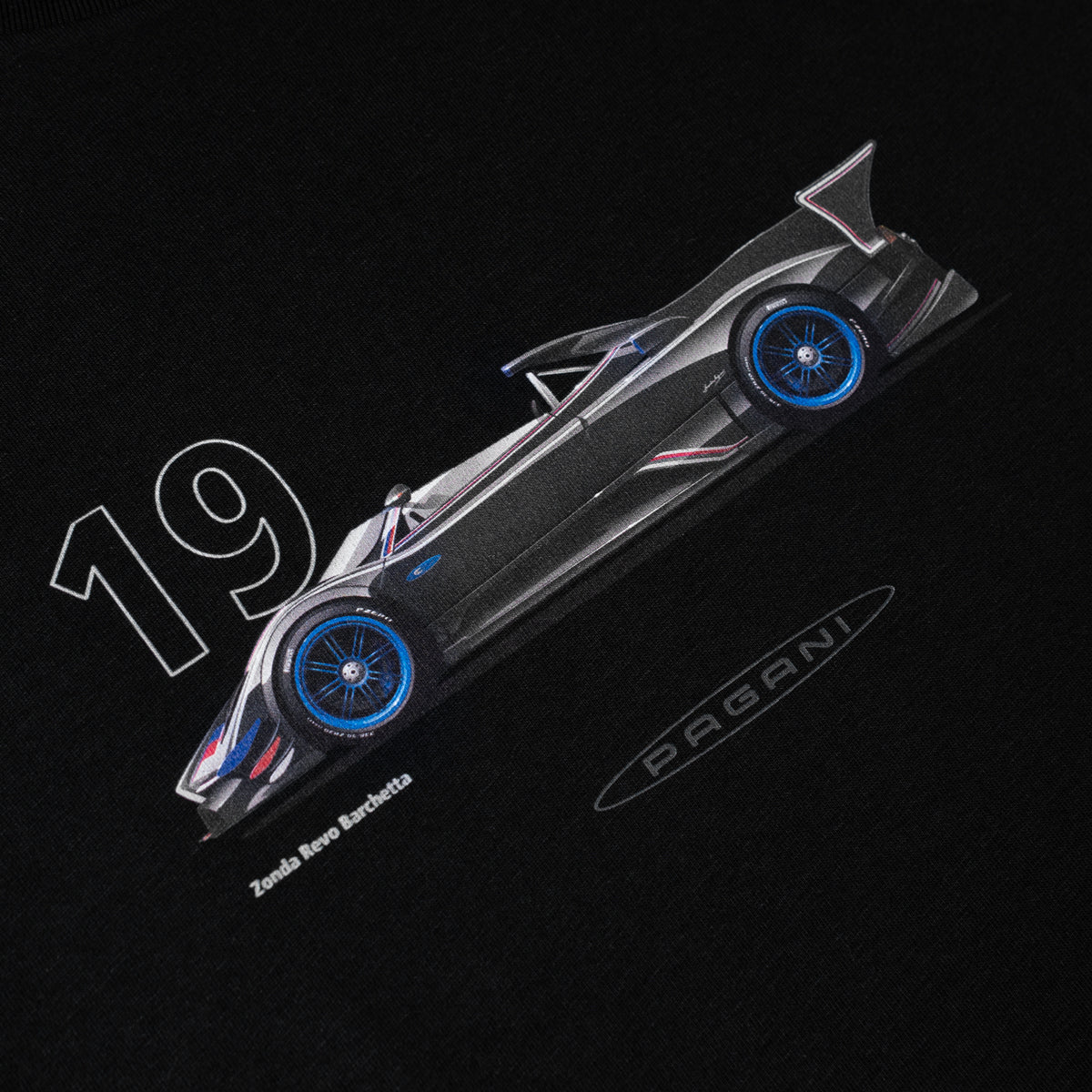 T-shirt Zonda Revo Barchetta Schwarz