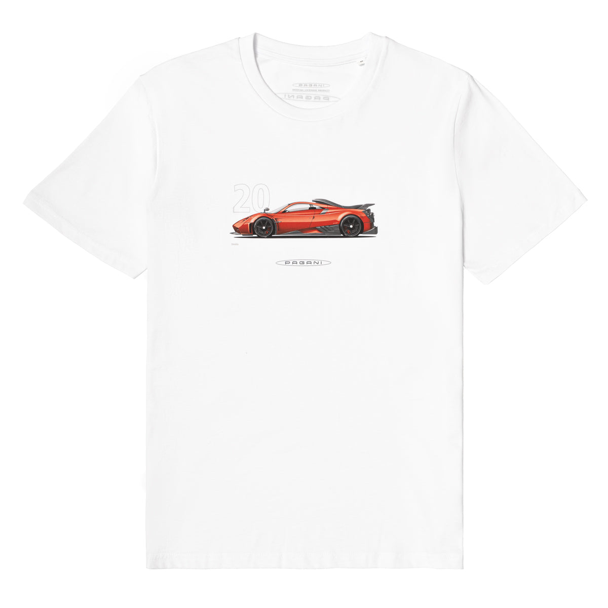 T-shirt Pagani Imola Weiß