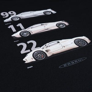 T-shirt Zonda / Huayra / Utopia Black