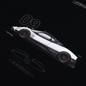 T-shirt Zonda 5 Nera - 25th Anniversary