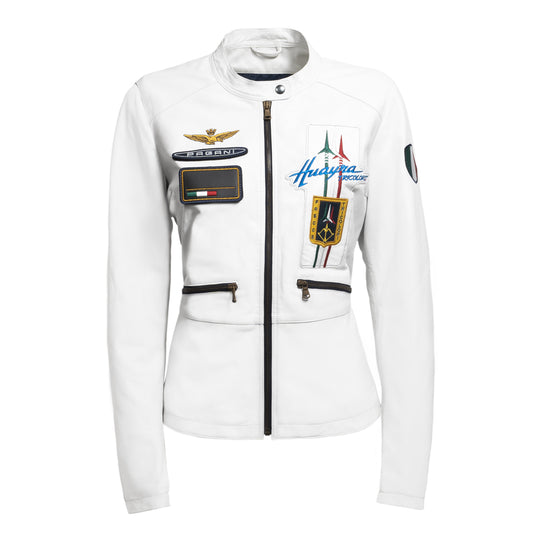 Giacca in pelle Donna | Huayra Tricolore Capsule