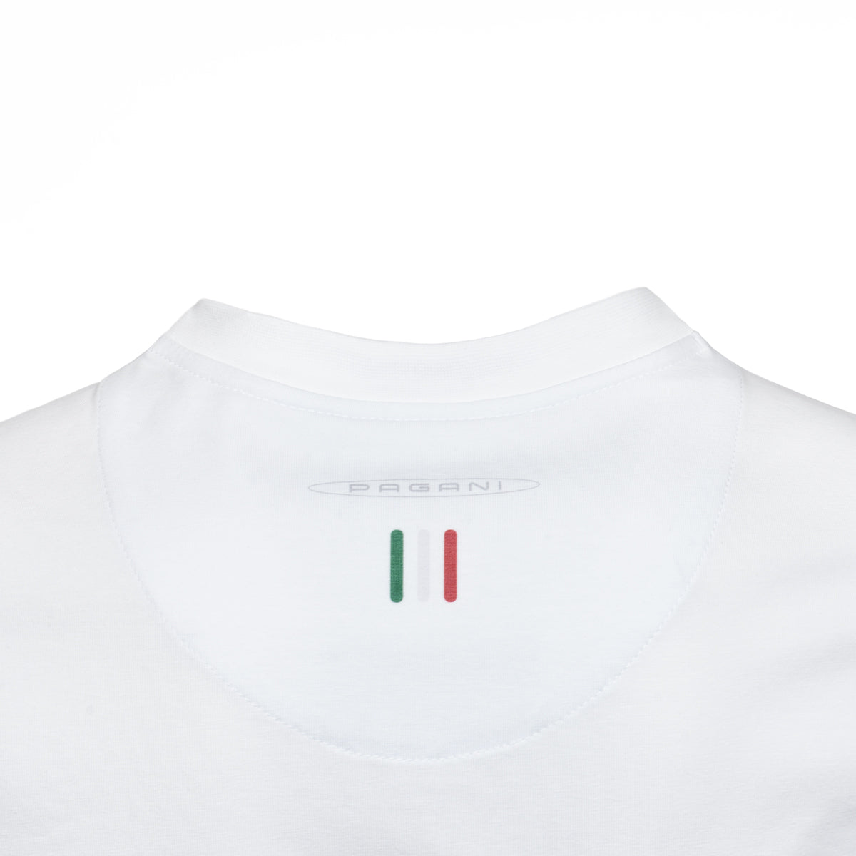 Men's White Commemorative T-shirt  | Huayra Tricolore Capsule