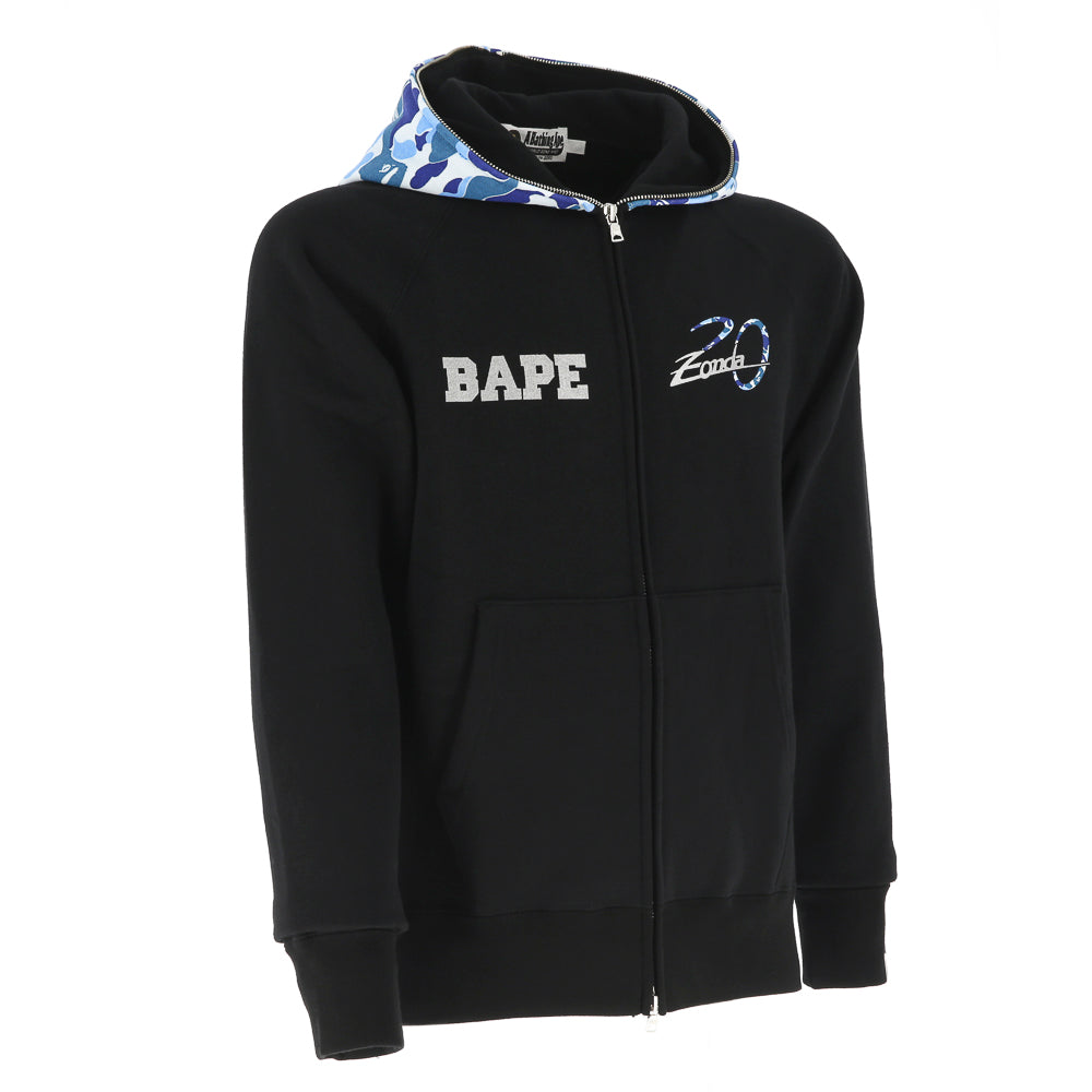 Men's black Full Zip Hoodie | Bape Collection