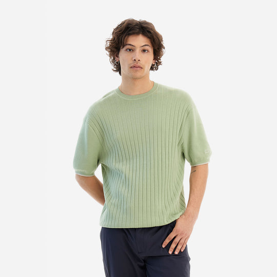 Camiseta tricot para hombre verde
