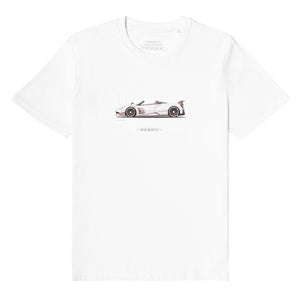 T-shirt Huayra Roadster BC Weiß