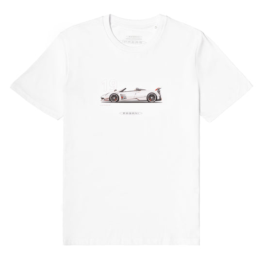 T-shirt Huayra Roadster BC White