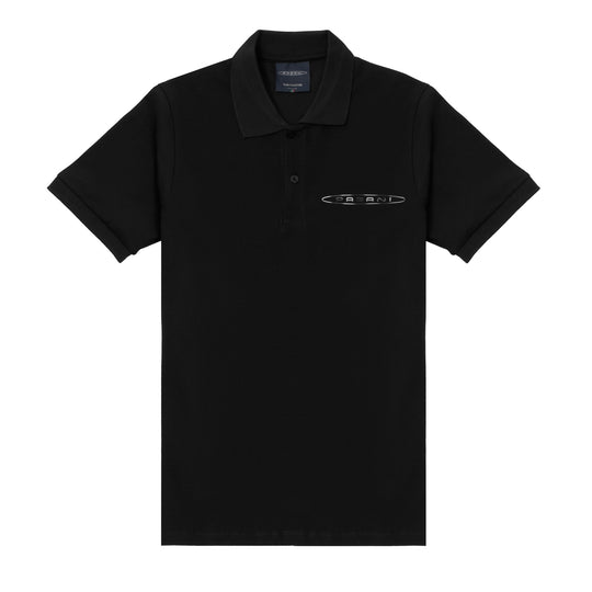 Polo uomo basic nera | Team Collection