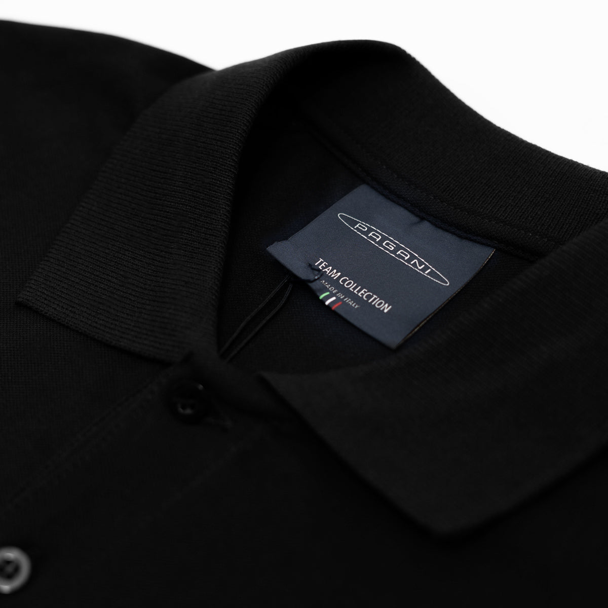 Polo uomo basic nera | Team Collection