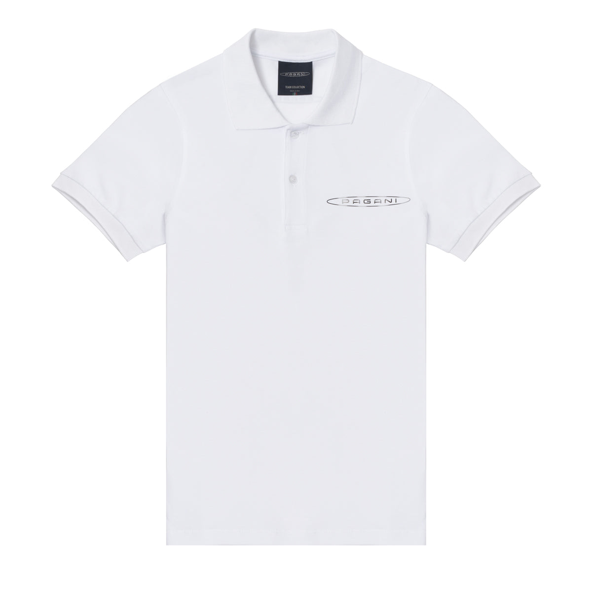 Herren-Basic-Polo Weiß | Team Collection