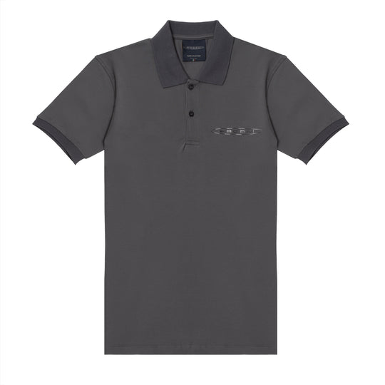 Polo uomo basic grigia | Team Collection