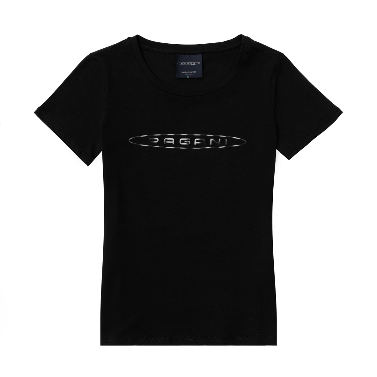 Camiseta básica para mujer negra | Team Collection