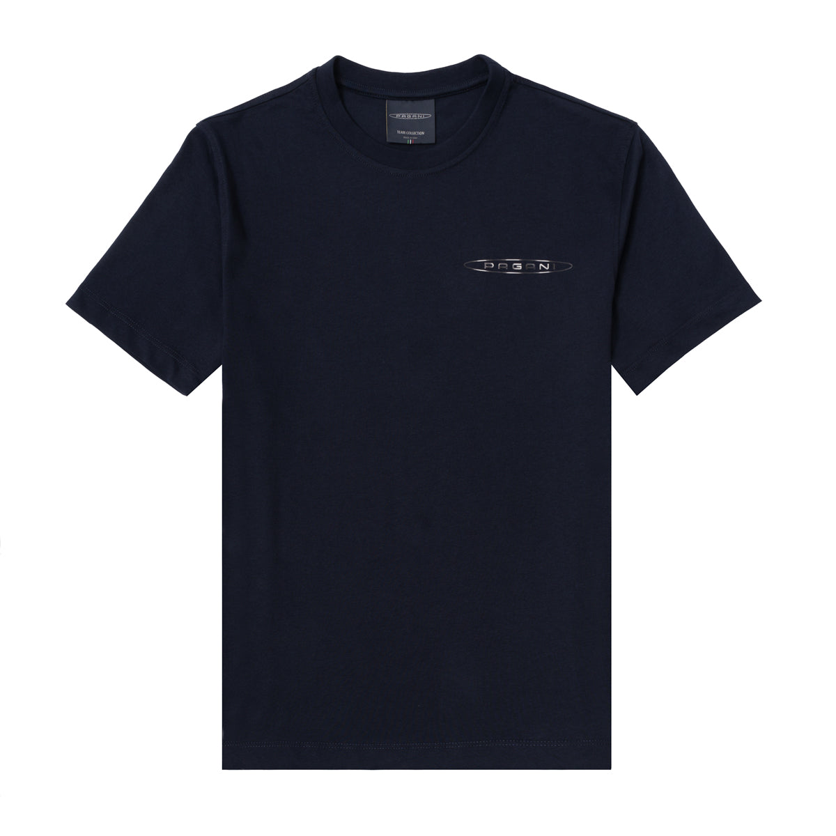 T-shirt uomo logo laterale blu | Team Collection