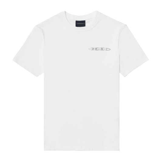 T-shirt uomo logo laterale bianca | Team Collection