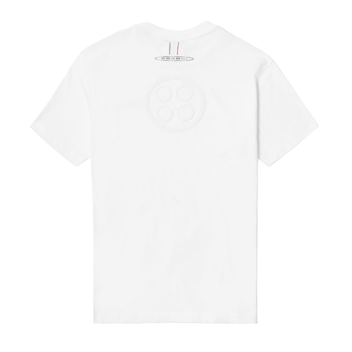 T-shirt uomo logo laterale bianca | Team Collection