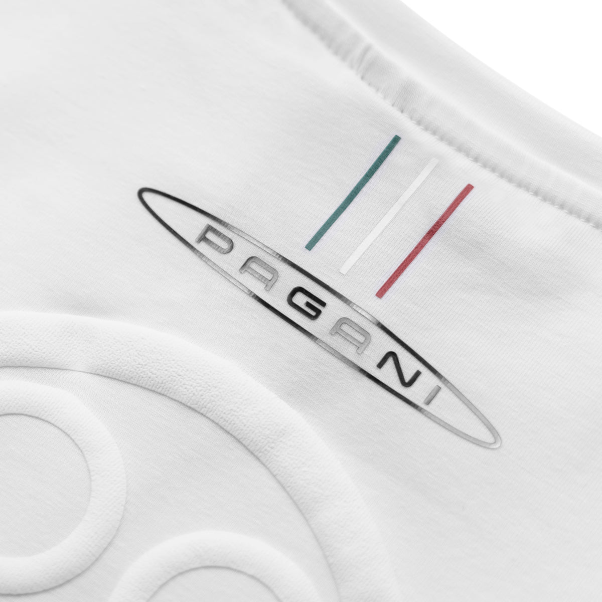Herren-T-Shirt Mit Seitlichem Logo Weiß | Team Collection
