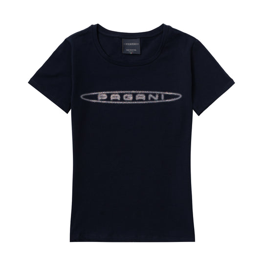 Women's glitter t-shirt blue | Team Collection