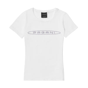 Women's glitter t-shirt white | Team Collection