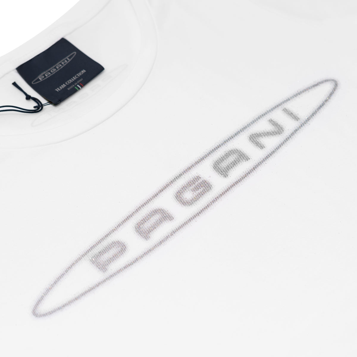 Damen-T-Shirt Mit Glitzer Weiß | Team Collection