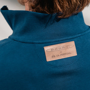 Men's Full Zip Sweatshirt Avio Blue | Utopia Capsule by La Martina