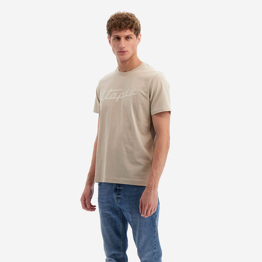 T-Shirt da Uomo Crema | Utopia Capsule by La Martina