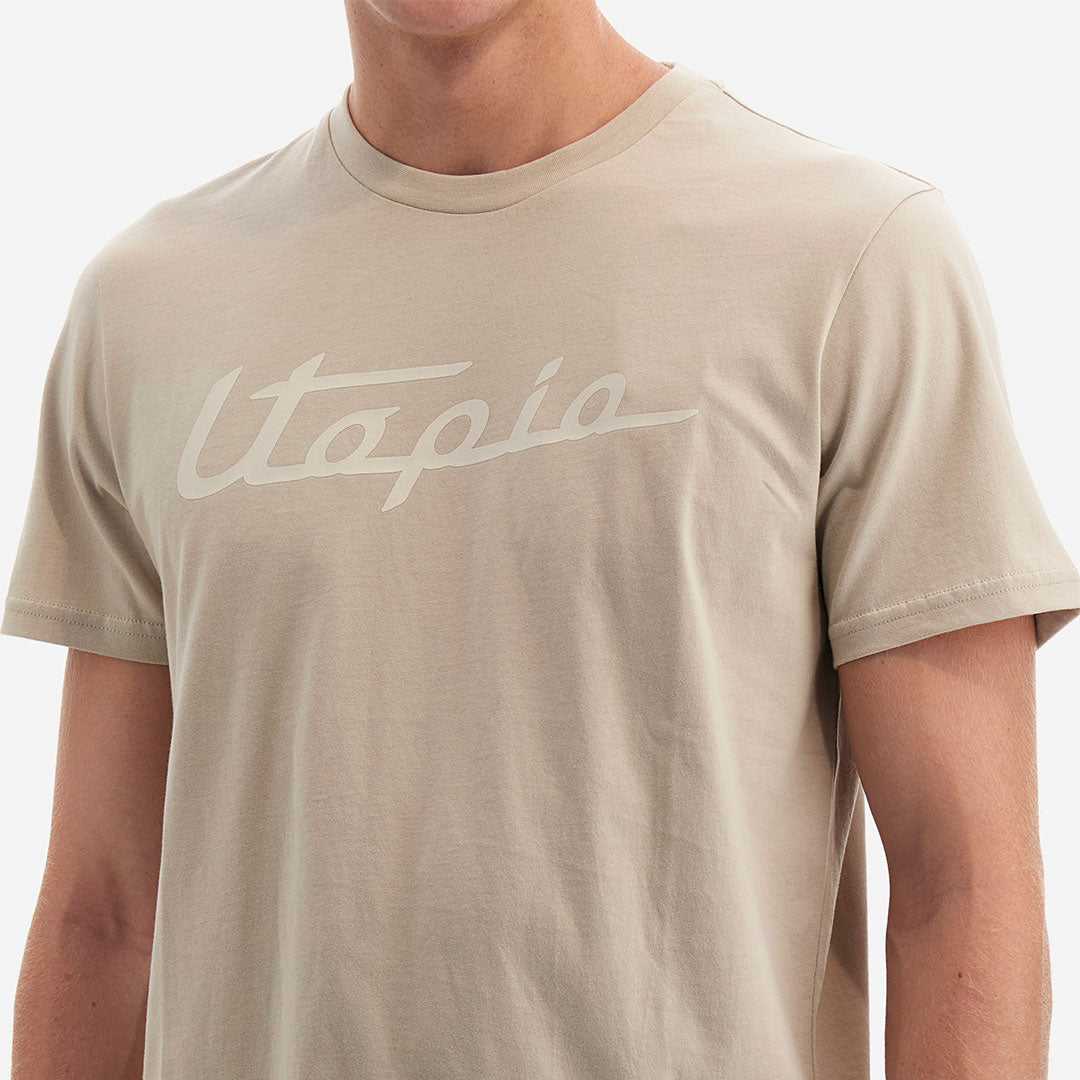 T-Shirt da Uomo Crema | Utopia Capsule by La Martina