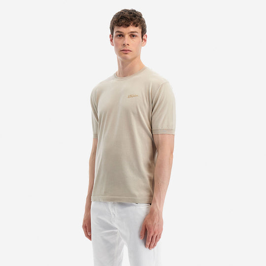 T-Shirt Tricot da Uomo Crema | Utopia Capsule by La Martina