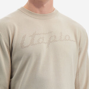 Men's Crewneck Sweater Cream | Utopia Capsule by La Martina