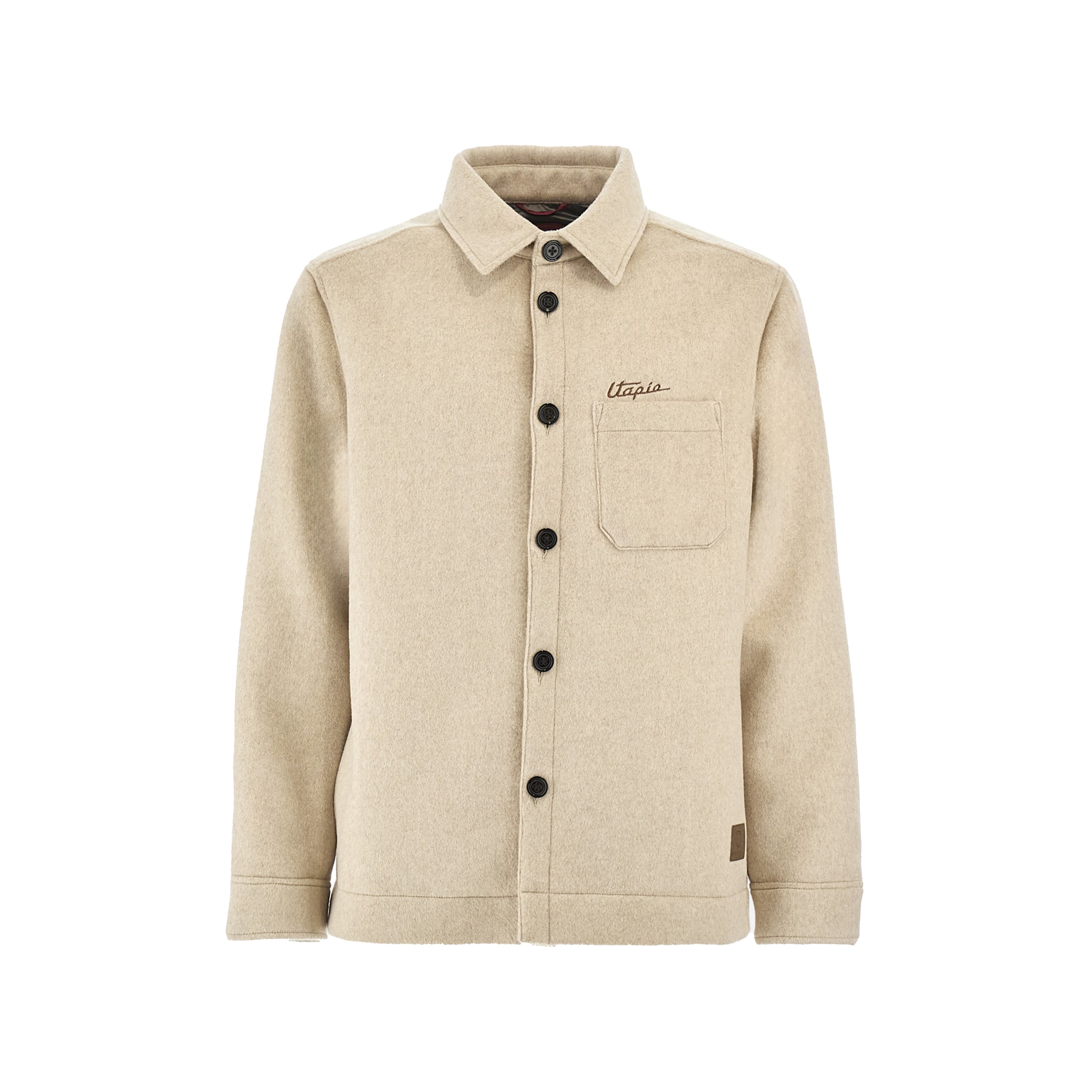 Overshirt in Cachemire Crema | Utopia Utopia Capsule by La Martina