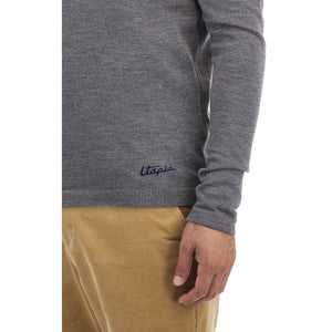 Men’s Dark Gray Long-Sleeve Polo Shirt | Utopia Capsule by La Martina