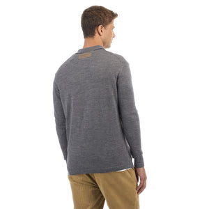 Men’s Dark Gray Long-Sleeve Polo Shirt | Utopia Capsule by La Martina