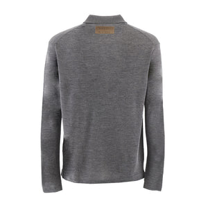 Men’s Dark Gray Long-Sleeve Polo Shirt | Utopia Capsule by La Martina