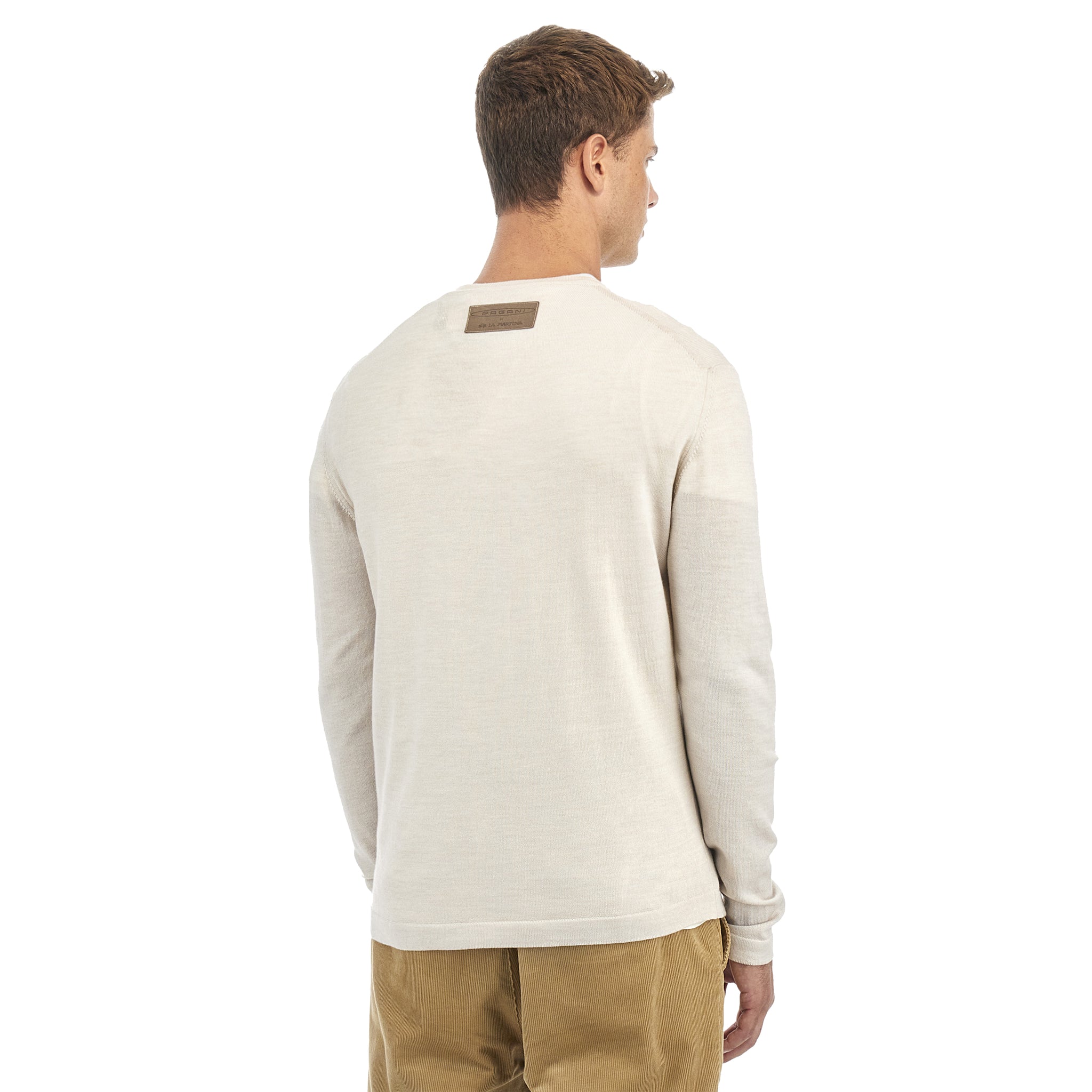 Cream Wool Crew-Neck Sweater | Utopia Capsule by La Martina