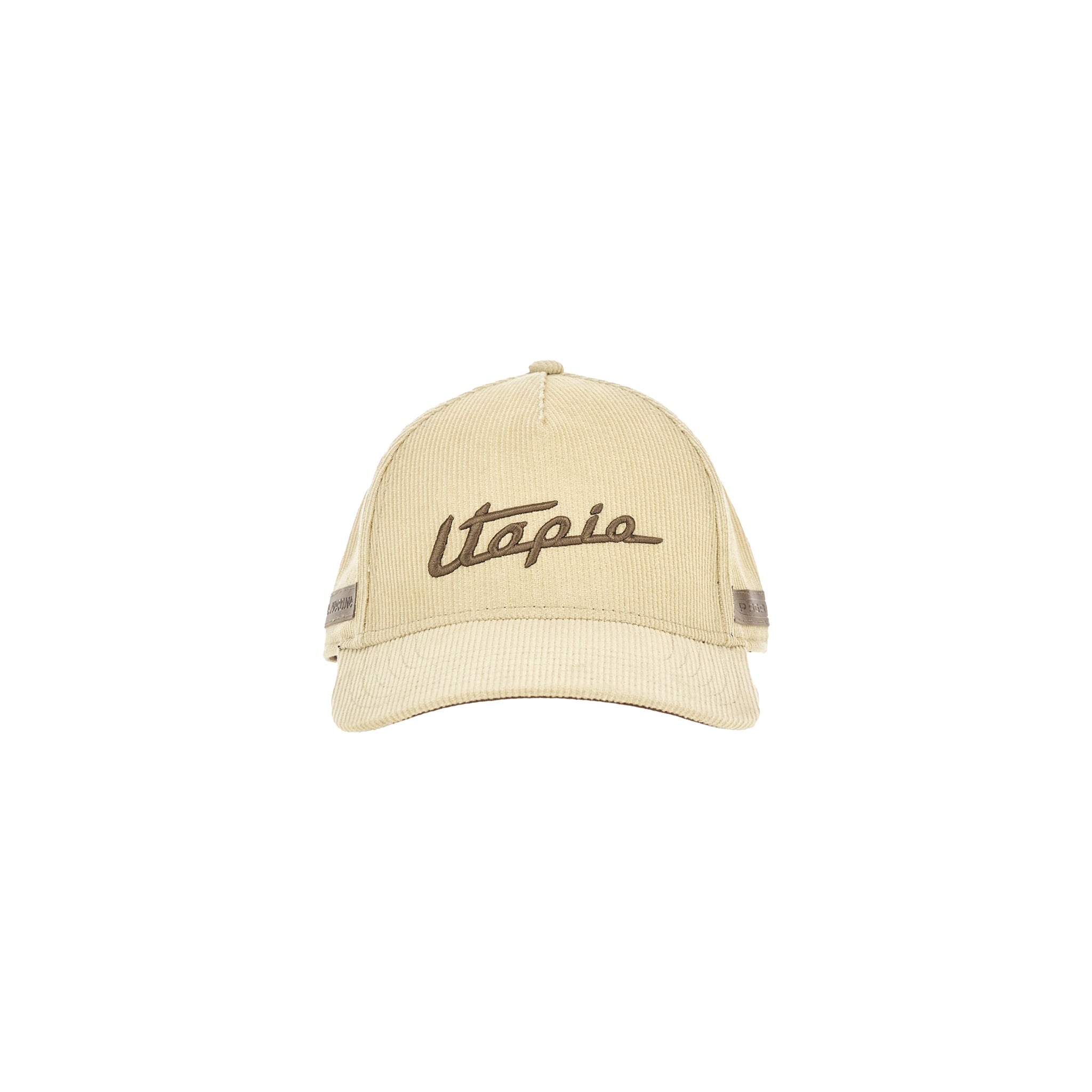 Gorra de béisbol de terciopelo color crema | Cápsula Utopia by La Martina