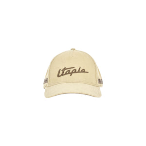 Casquette Baseball en velours Crème | Utopia Capsule by La Martina