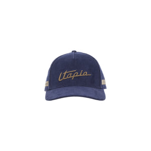 Gorra de béisbol de terciopelo azul marino | Cápsula Utopia by La Martina