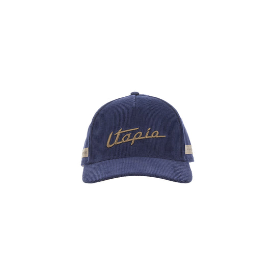 Cappello Baseball in velluto Blu Navy | Utopia Capsule by La Martina