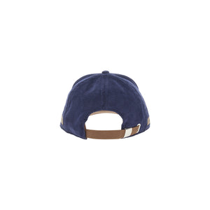 Casquette Baseball en velours Bleu Marine | Utopia Capsule by La Martina