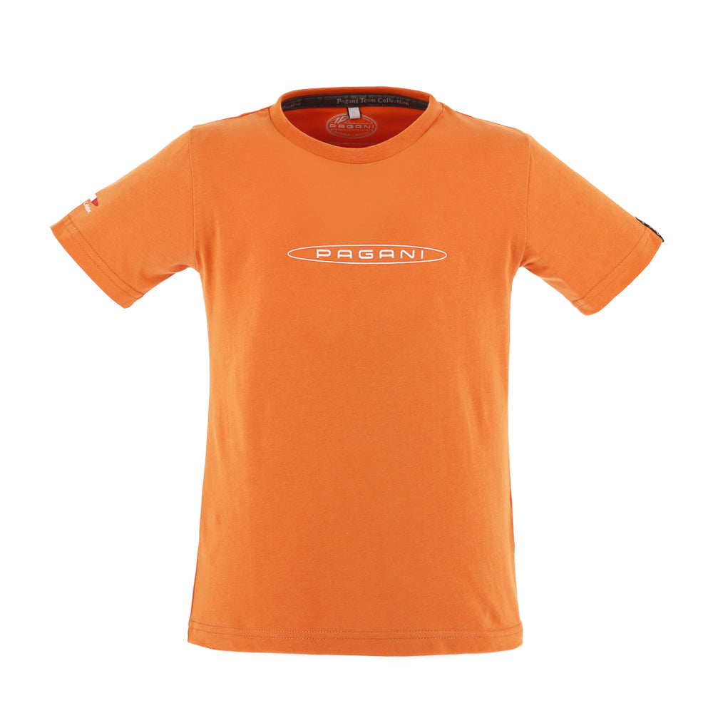 Kinder-T-Shirt, orange | Pagani Team Collection