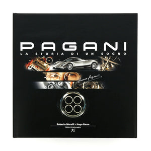 Livre officiel de Pagani « L'histoire d'un rêve », en version italienne