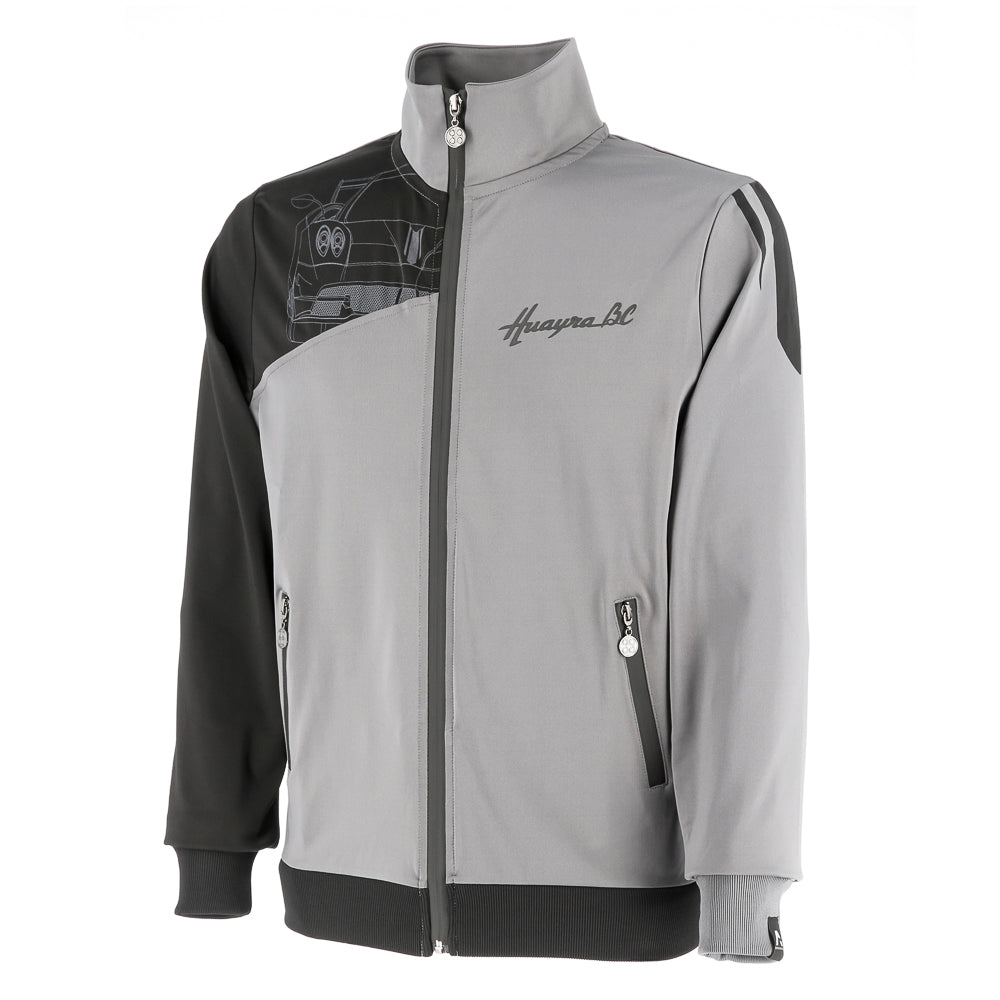 Sweat-shirt gris zippé pour homme | Collection Huayra BC