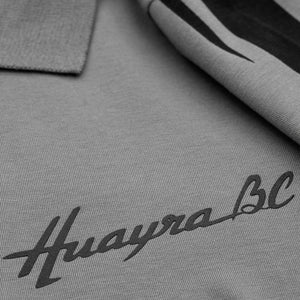 Damen-Polohemd aus Jersey-Baumwolle, grau | Huayra BC Collection
