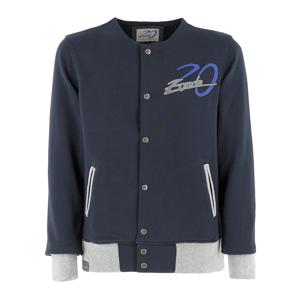 Men's gray Anniversary sweatshirt with buttons | Zonda 20th Anniversary