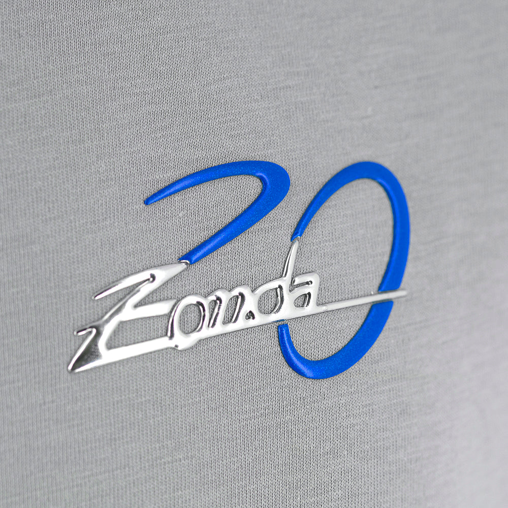 Camiseta Zonda C12 color gris para hombre | 20° aniversario del Zonda