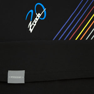 Camiseta Zonda C12 color negro para hombre | 20° aniversario del Zonda