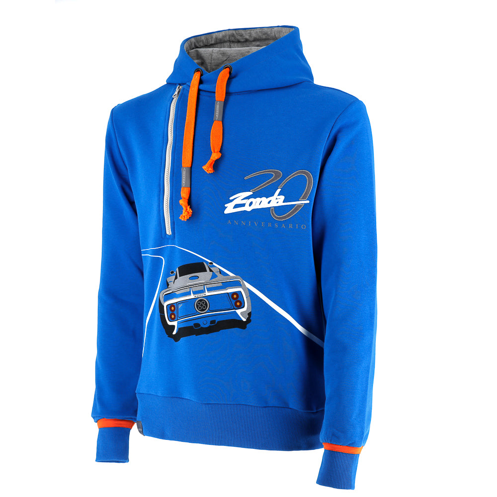 Men's blue Zonda C12 hoodie | Zonda 20th Anniversary