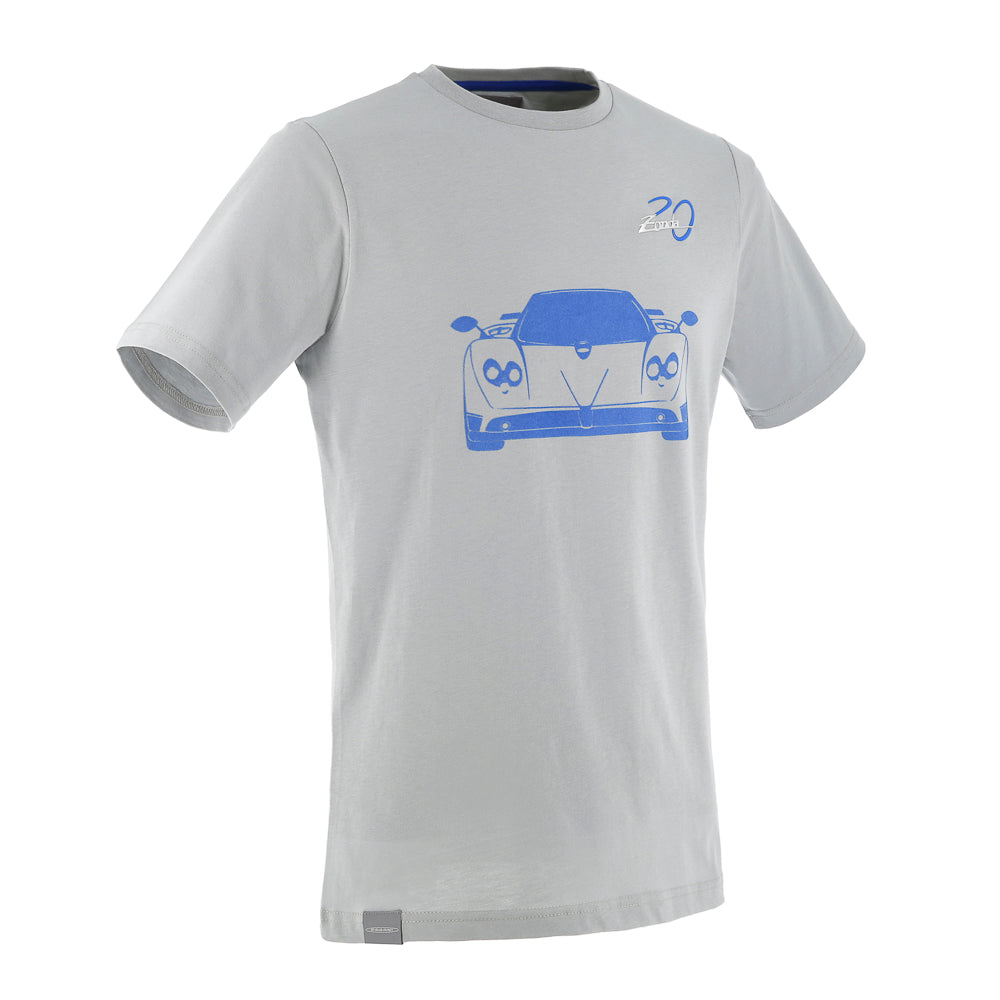 Camiseta Zonda F color gris para hombre | 20° aniversario del Zonda